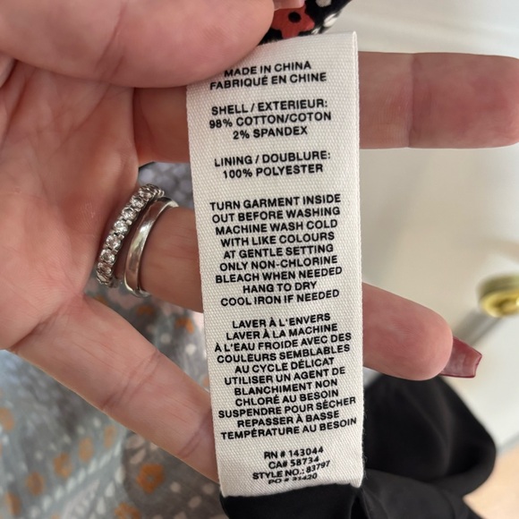 NWT Avec Les Filles Paisley Bow Strap Sundress in Boho Paisley Size 6 - Picture 5 of 5